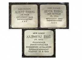 BVPM reinigt erneut Stolpersteine in Porz-Mitte