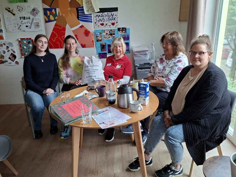 KG Colombina Colonia spendete 8.500 € für das Projekt „Alle Mädchen und Frauen haben Rechte“