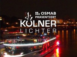 Kölner Lichter / Programm "Poorzer Nubbele" - leider ohne Schiffskonvoi