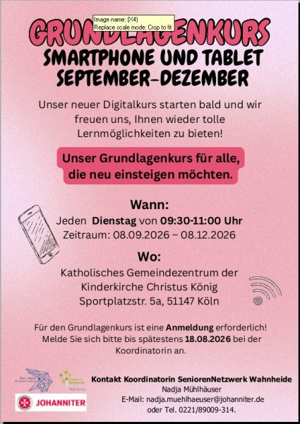 Neuer Digi-Grundlagenkurs in Wahnheide